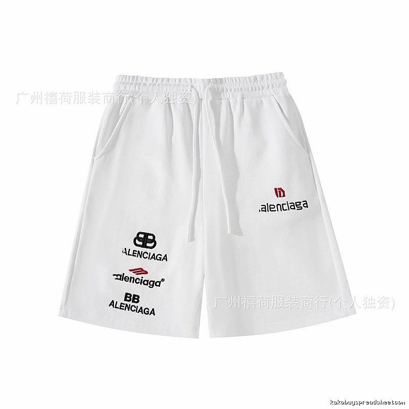 Balenciaga trendy white shorts