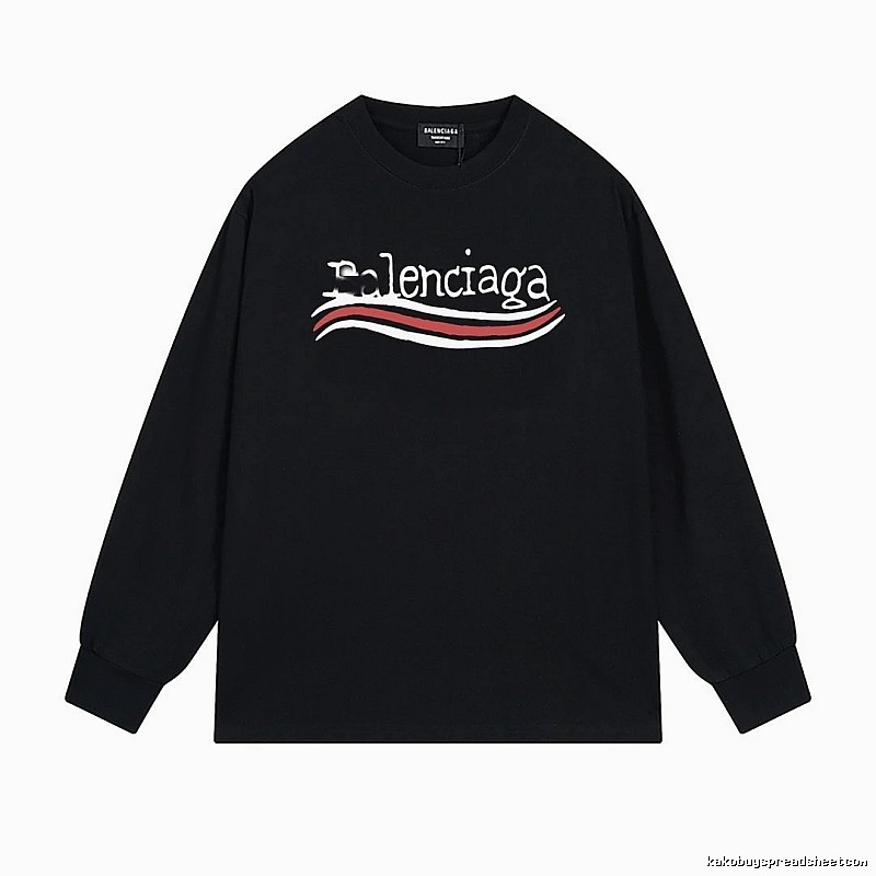 Balenciaga wavy black sweatshirt