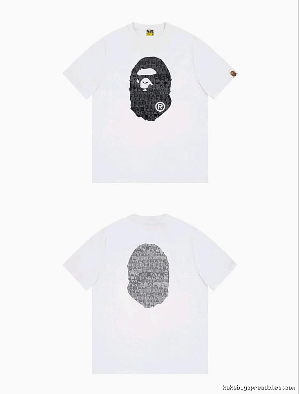Bape Ape Head Simple White T-shirt