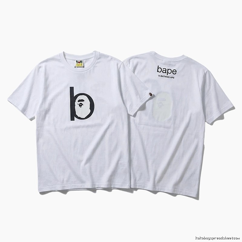 Bape Ape Head Simple White T-shirt