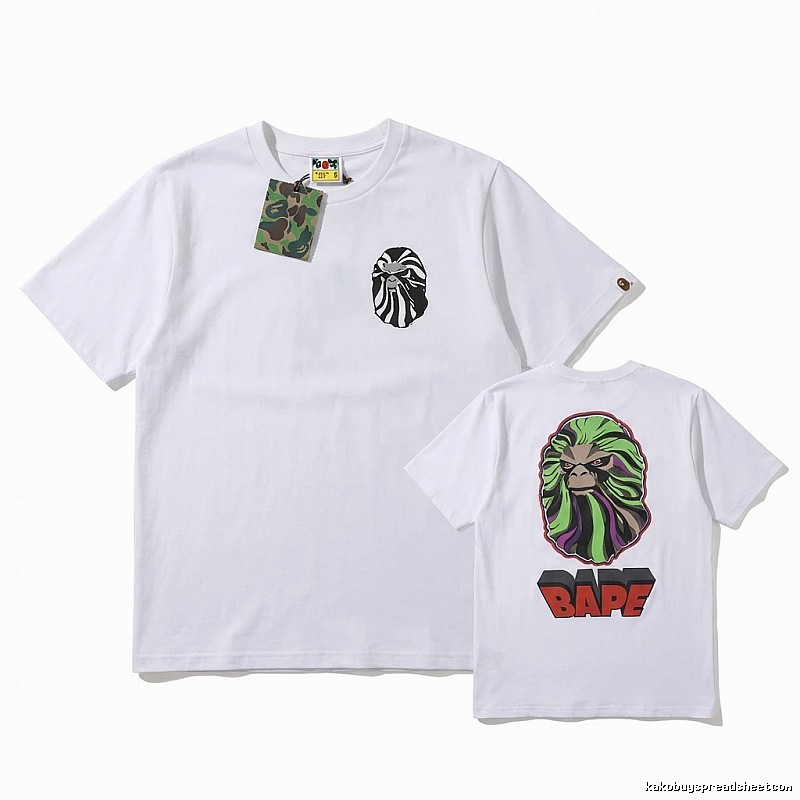 Bape Ape Head Simple White T-shirt