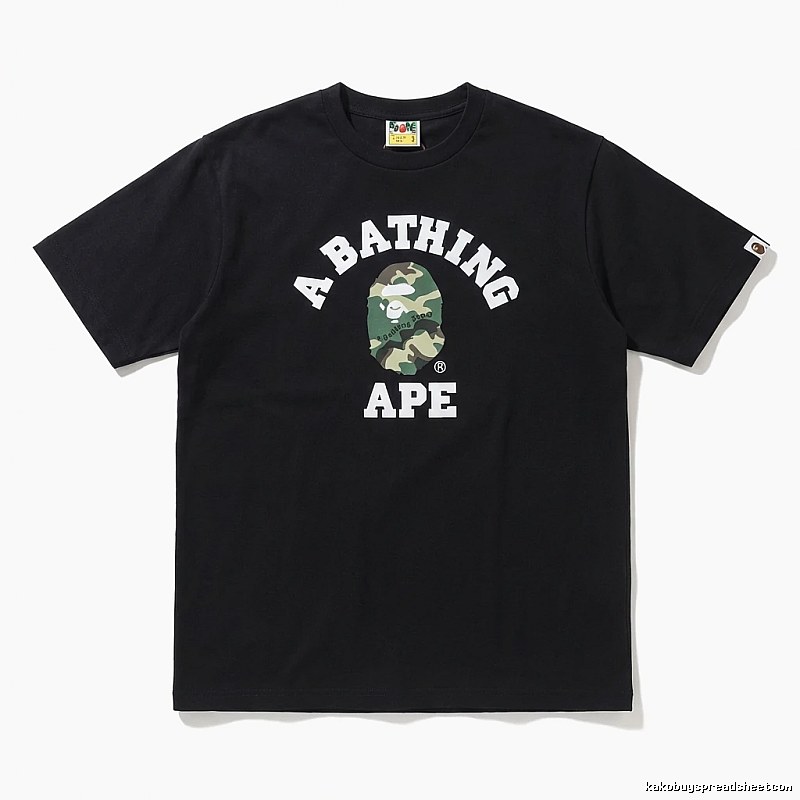 Bape Ape Head Trendy Black T-shirt