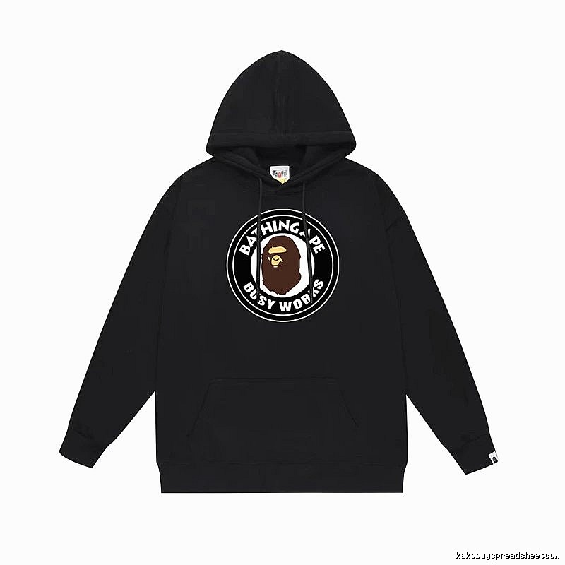 Bape Ape Head Trendy Cool Black Hoodie