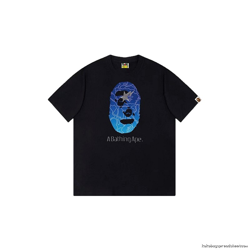 Bape Ape Head Trendy Cool Black T-shirt