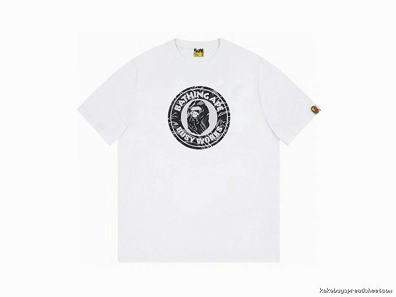 Bape classic retro style white T-shirt