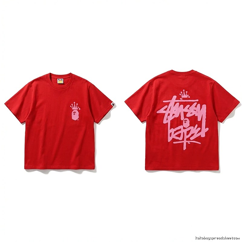 Bape Crown Graffiti Style T-shirt