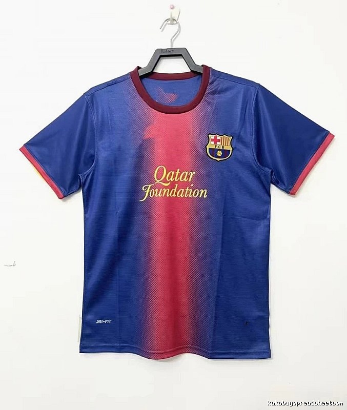 Barcelona Gift Ready Retro soccer jersey Blue Red Barcelona with Fresh Pattern