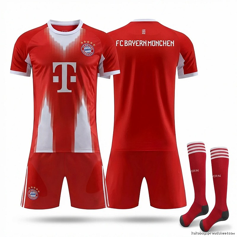 Bayern Munich's classic red football jersey
