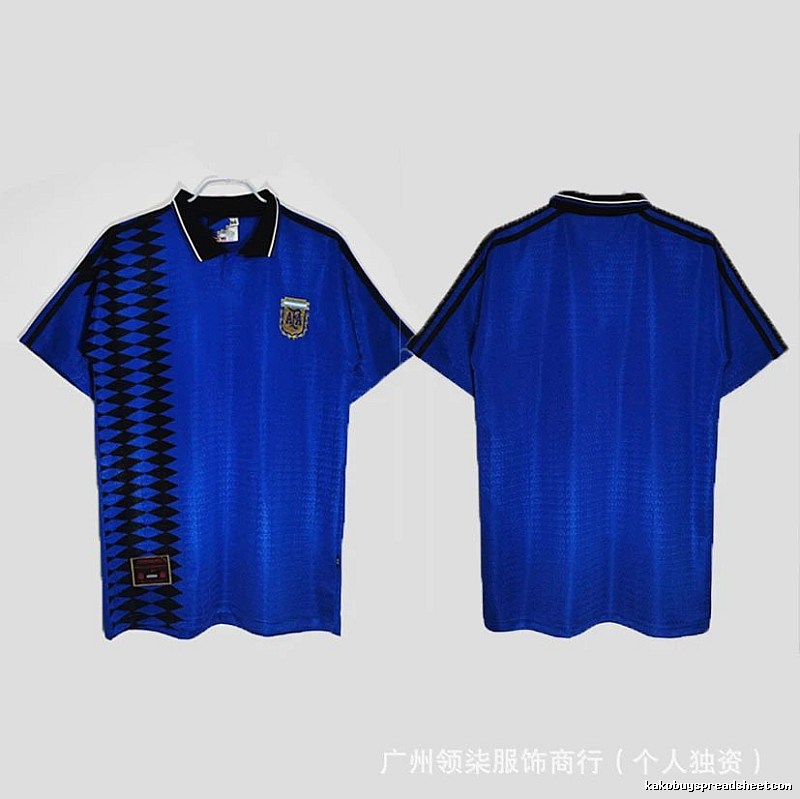 Brazil Premium Style Soccer jersey Blue Brazil Football for Resort Outfits