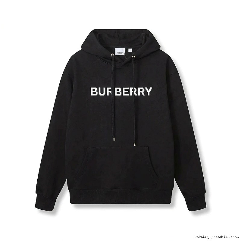 Burberry pixel-style black sweatshirt