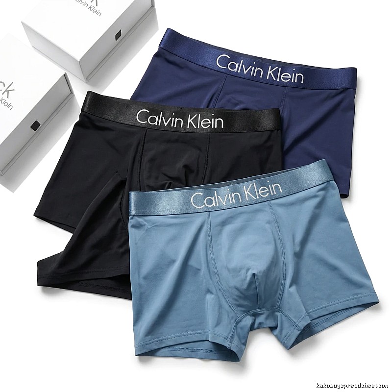 Calvin Klein simple style dark blue underwear