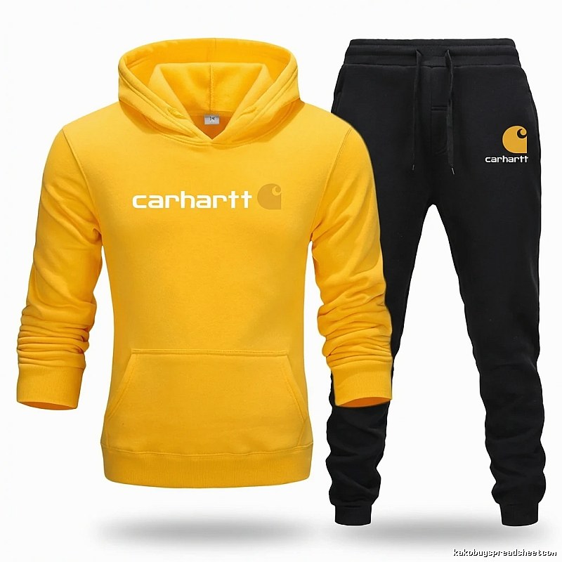 Carhartt basic casual yellow and black suit