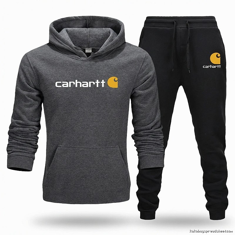 Carhartt basic gray hooded suit