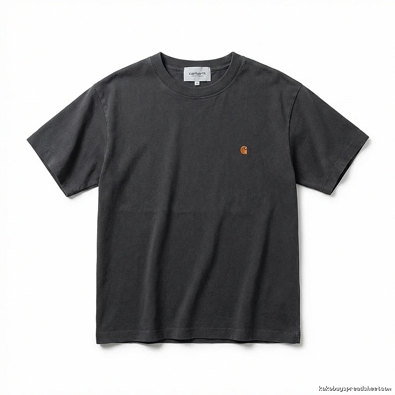 Carhartt Basic Simple Style Black T-shirt
