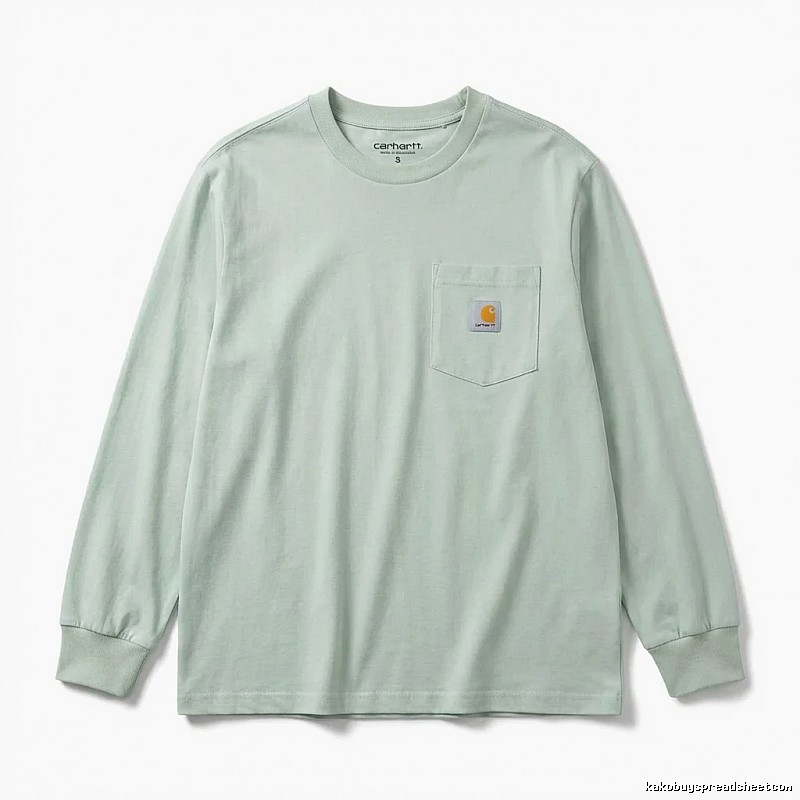 Carhartt basic simple style light green sweatshirt