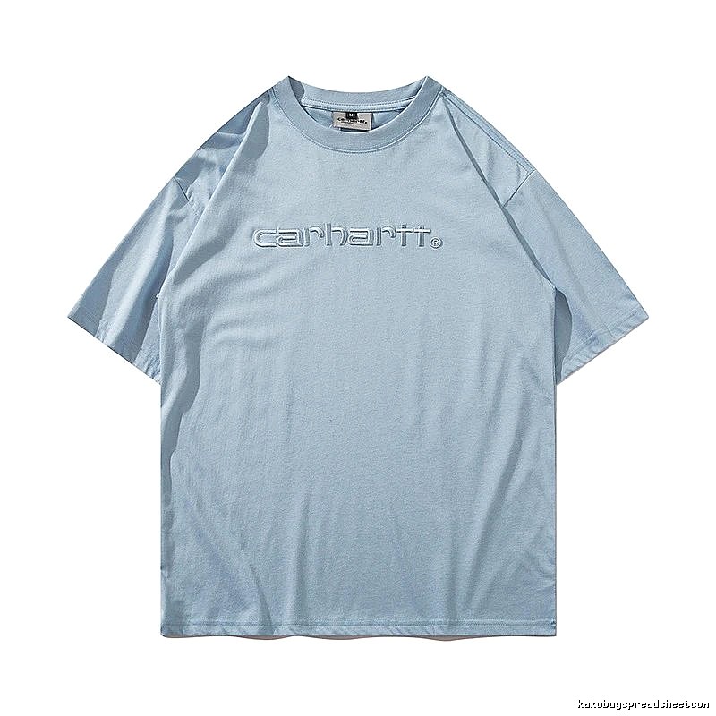 Carhartt Classic Logo T-shirt Light Blue Subtle for Daily Styling