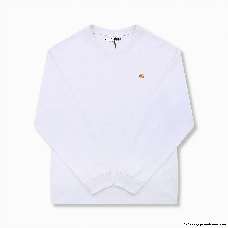 Carhartt classic simple style white sweatshirt