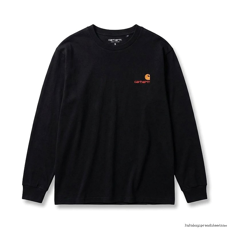 Carhartt simple style black sweatshirt