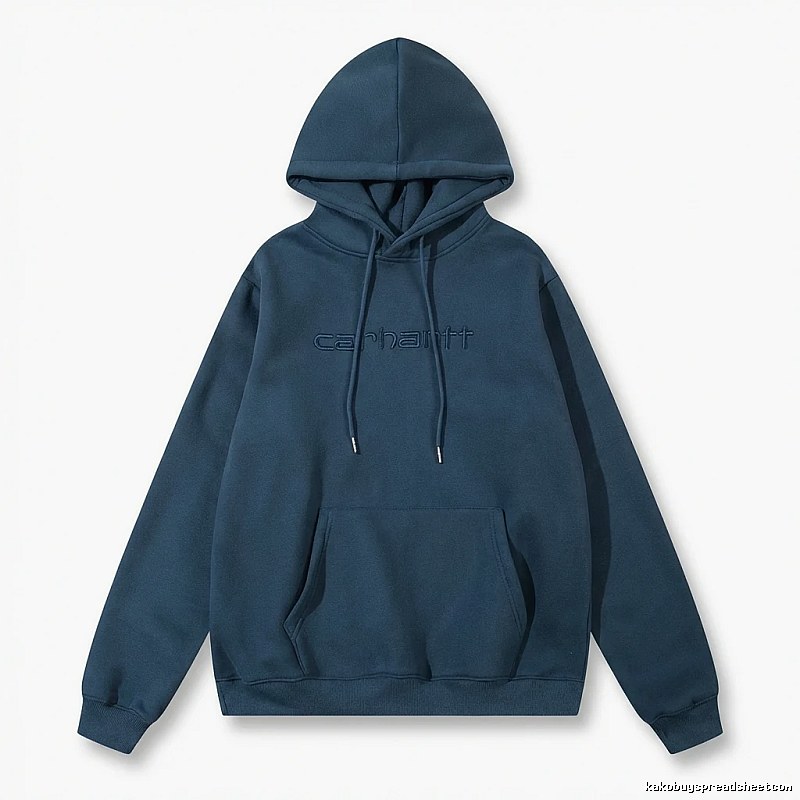 Carhartt simple style navy blue sweatshirt