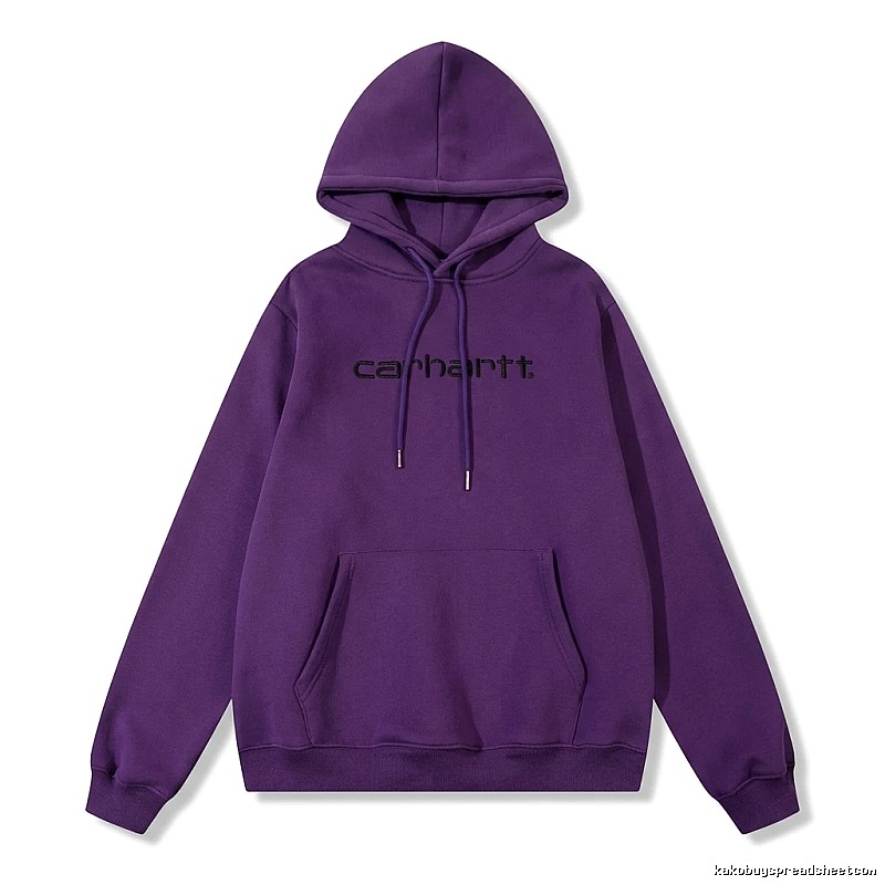 Carhartt simple-style purple sweatshirt