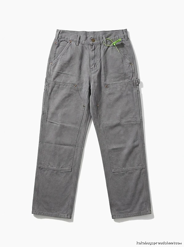 Carhartt workwear style cement gray long pants