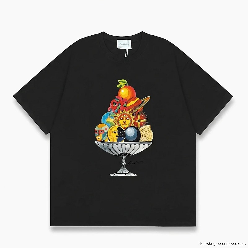 Casablanca Fruit Print Style T-shirt