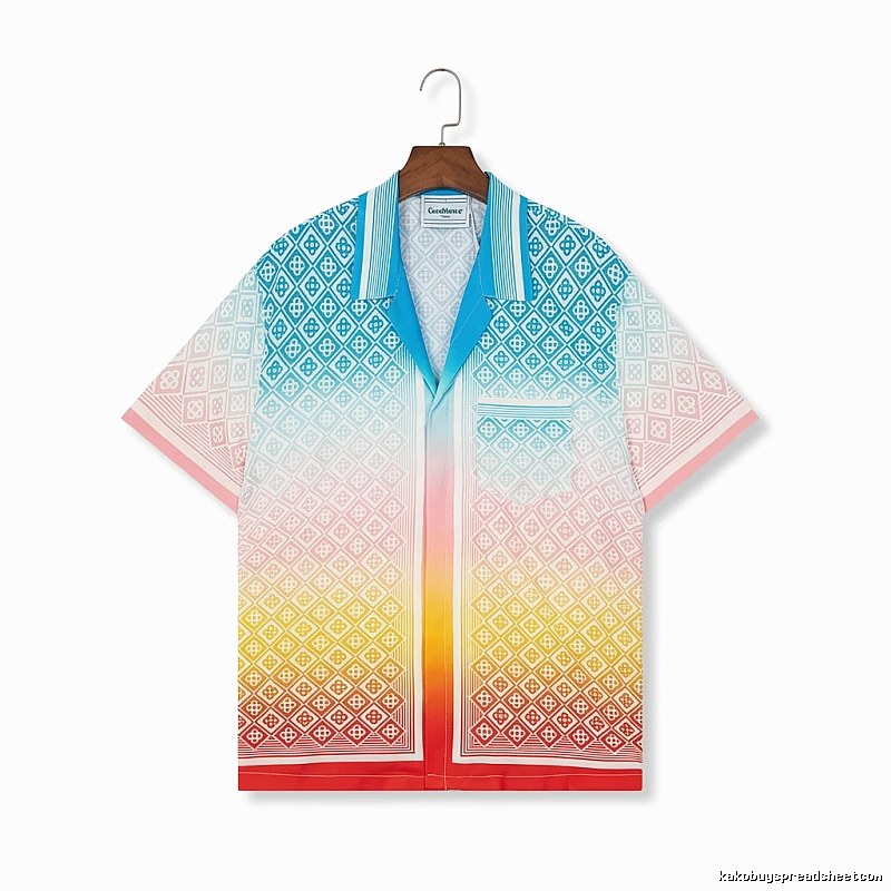 Casablanca Gradient Style Printed Shirt