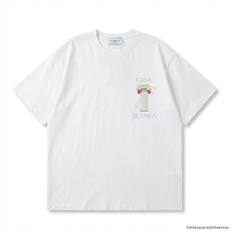 Casablanca Greek column style white T-shirt