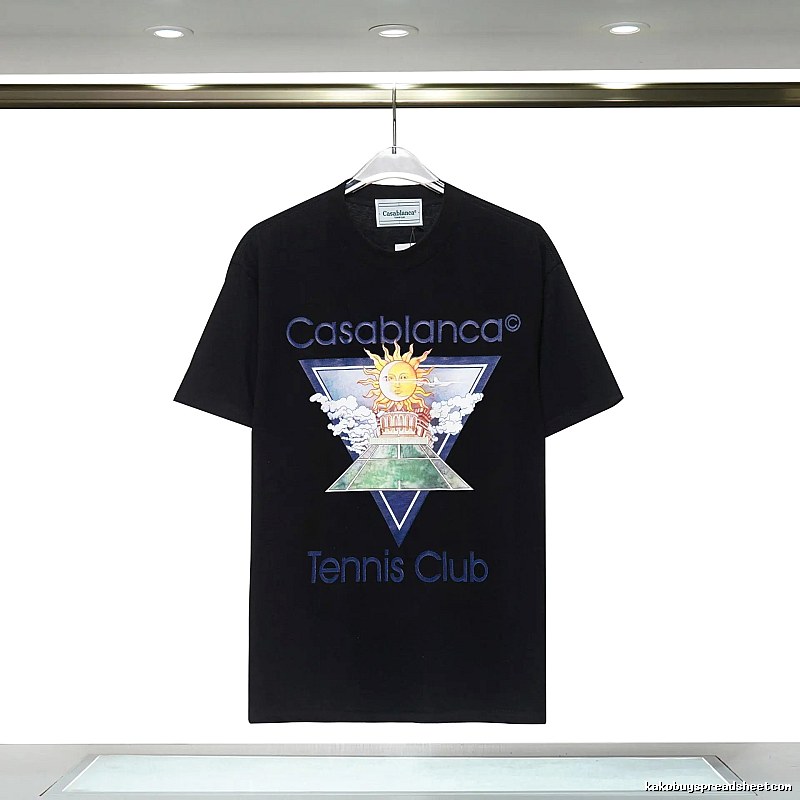 Casablanca retro style black T-shirt