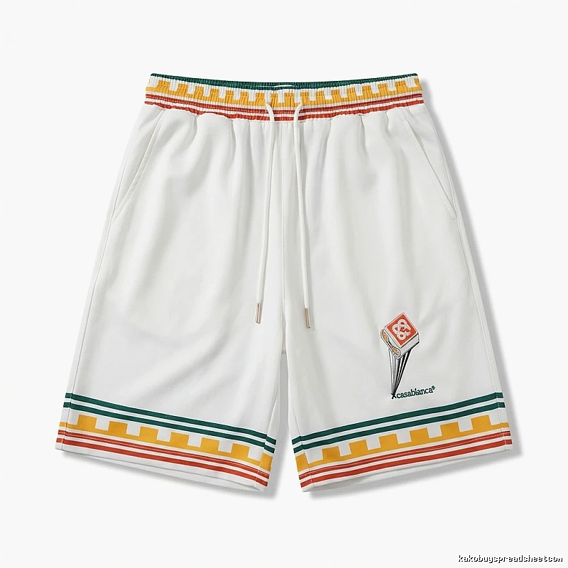 Casablanca retro style white shorts