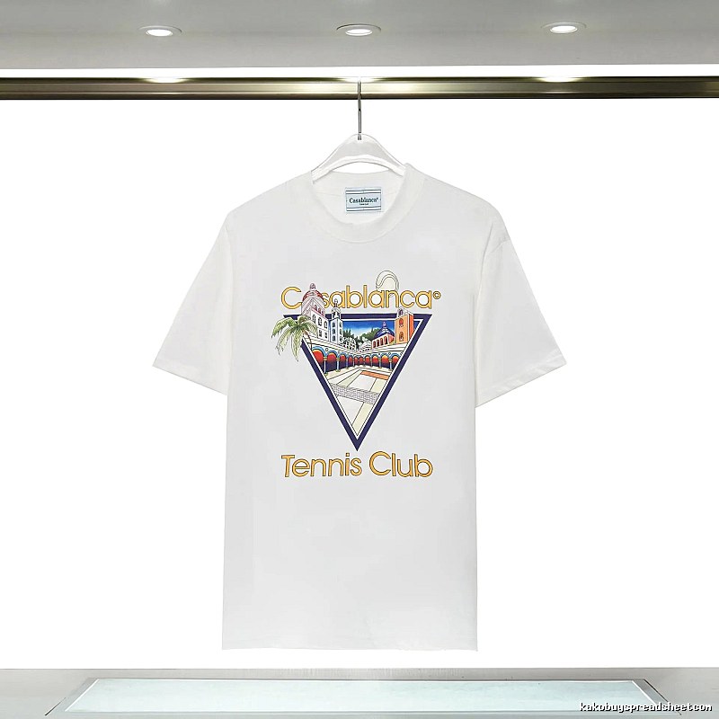 Casablanca retro style white T-shirt
