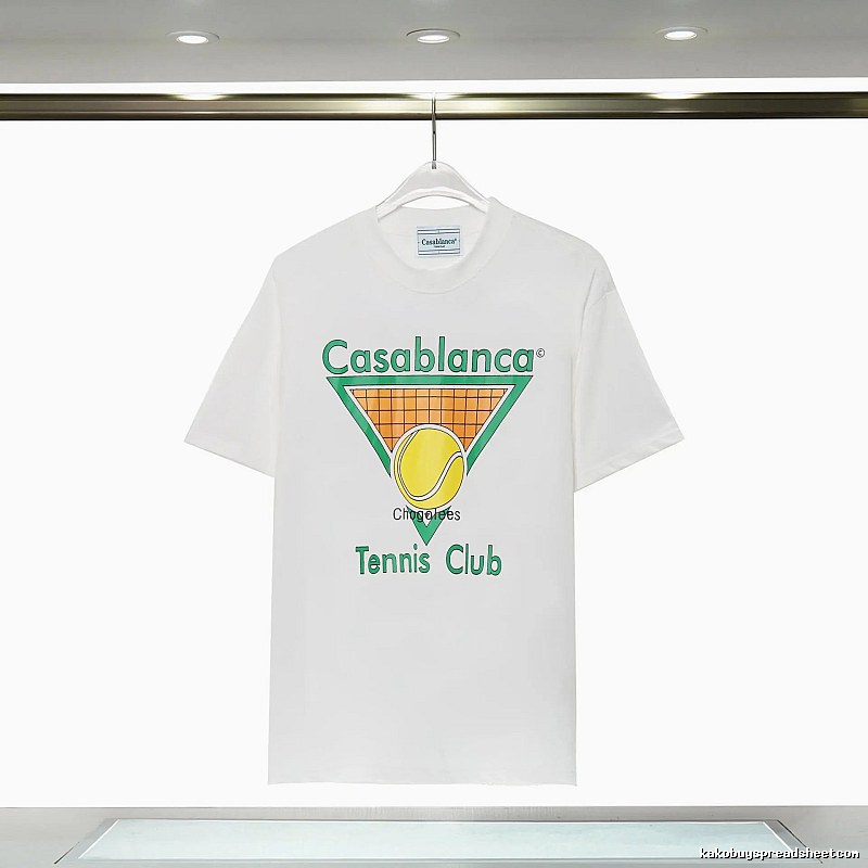 Casablanca Tennis Style White T-shirt