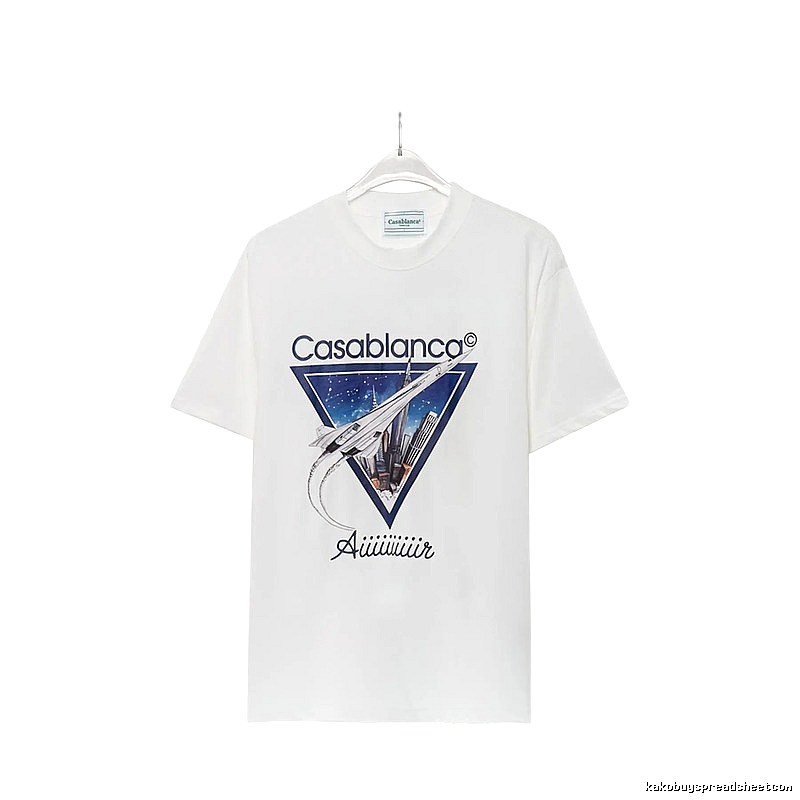 Casablanca Universe Wind White T-shirt