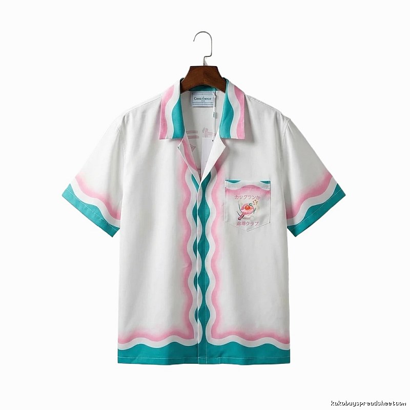 Casablanca Wave Pattern Resort Shirt