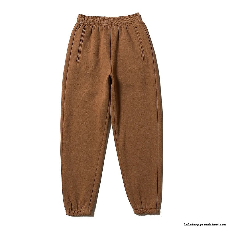 Casual Gray sweatpants Plain Gray Cuffed for Streetwear Looks