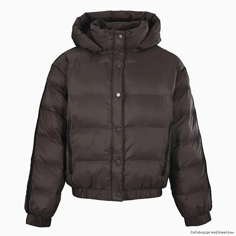 Chocolate Brown Hooded Puffer Jacket - Independent Style Winter