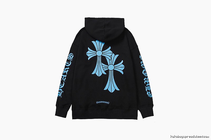 Chrome Hearts 2088-15 Black Cross Graphic Hoodie Daily Styling