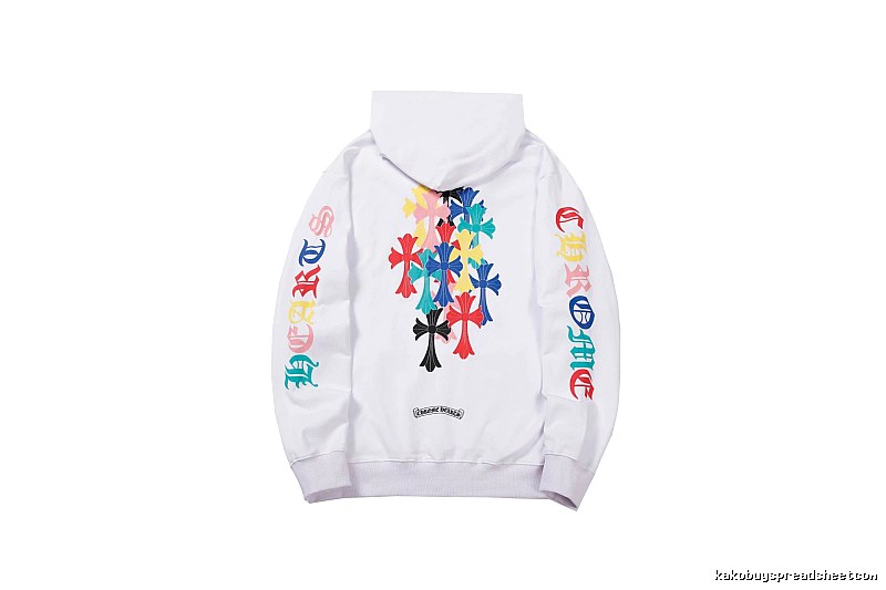 Chrome Hearts 2088-39 White Cross Graphic Hoodie City Outfit
