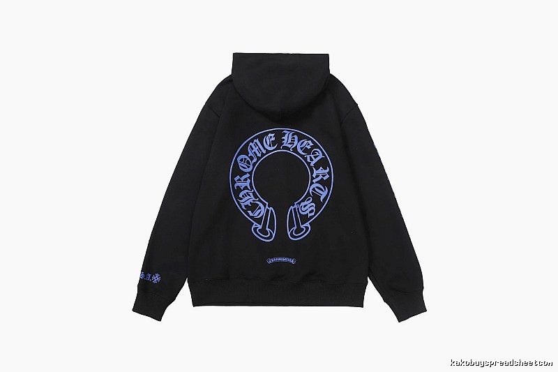 Chrome Hearts 2088-97 Black Cross Graphic Hoodie Downtown Style