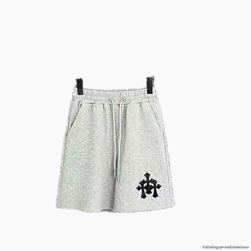 Chrome Hearts Cross Casual Style Grey Shorts