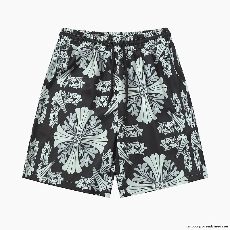Chrome Hearts Cross Flower Trendy Brand Shorts