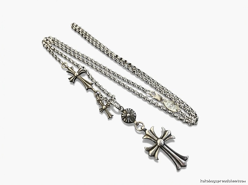 Chrome Hearts Cross Silver Necklace