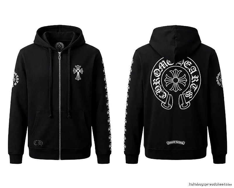 Chrome Hearts Cross Trendy Cool Black Sweatshirt