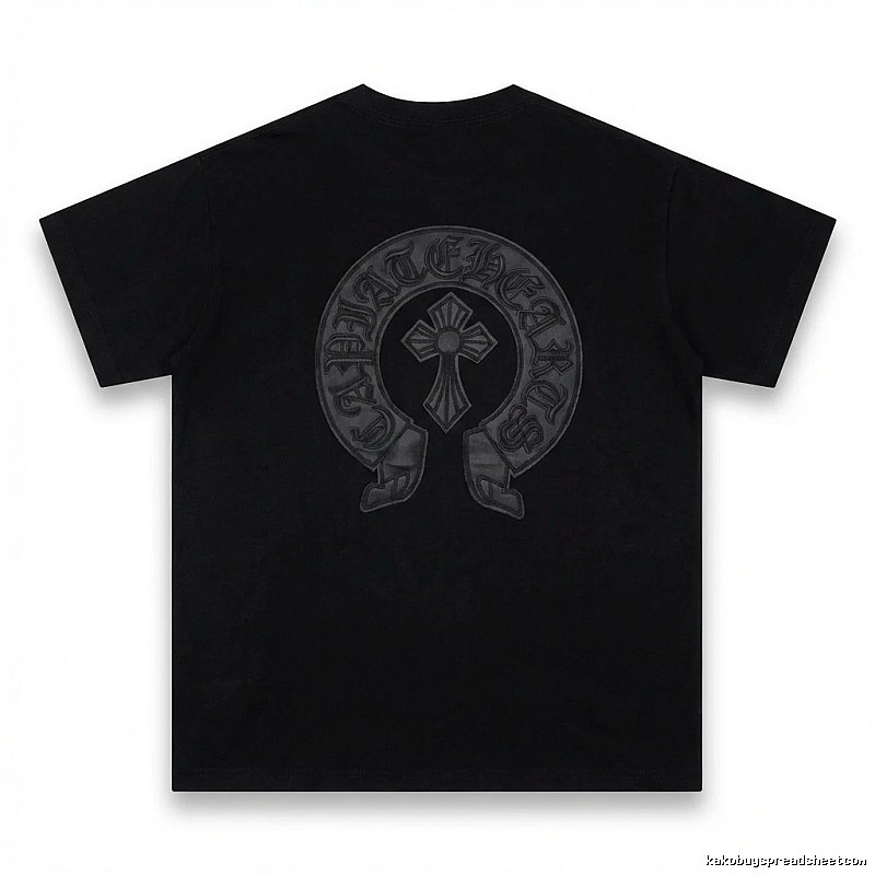 Chrome Hearts Cross Vintage Black Short-sleeve Shirt