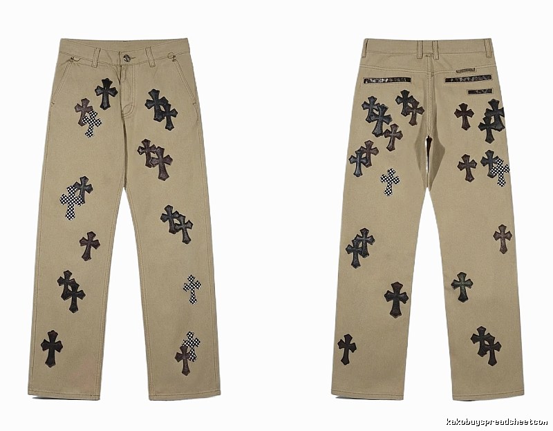 Chrome Hearts Cross Vintage Khaki Pants