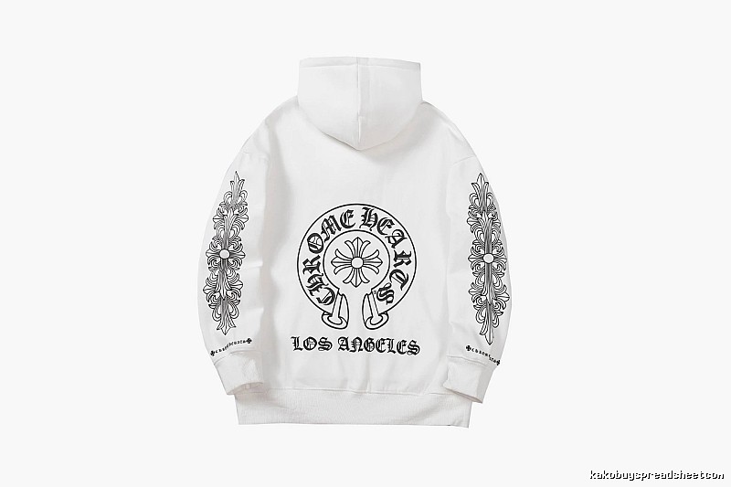 Chrome Hearts Daily Cross graphic hoodie Black Blue Cross for City Outfits