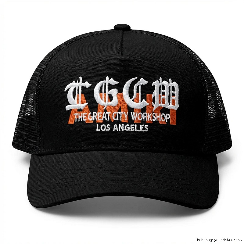 Chrome Hearts retro-style black hat