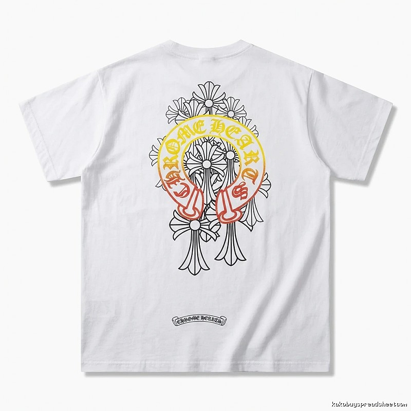 Chrome Hearts Retro Style White T-shirt