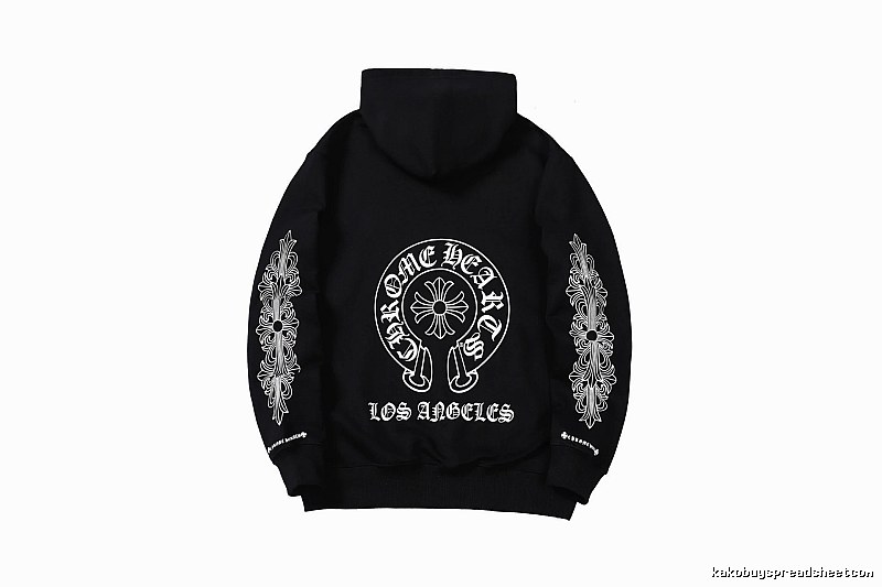 Chrome Hearts Travel Cross graphic hoodie Black Blue Cross with Modern Look