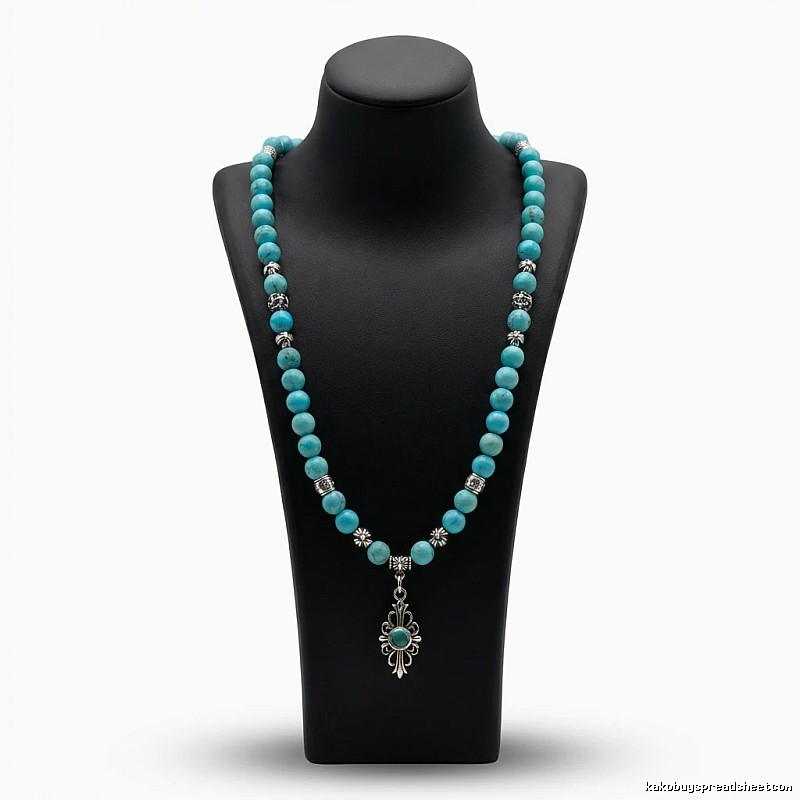 Chrome Hearts Turquoise Vintage Necklace
